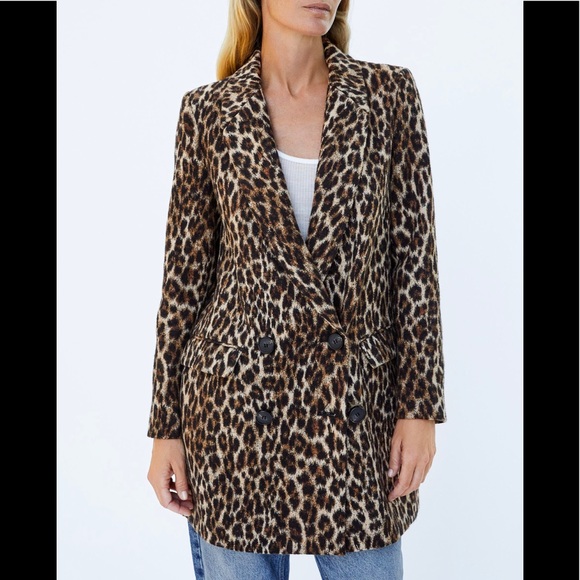 Zara Leopard Oversized Blazer - Picture 1 of 7